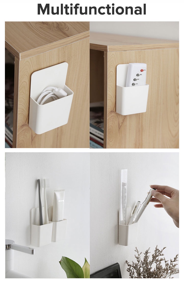 Wall Mounted Holder Punch-free Storage Box-6